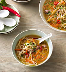 Sopa vietnamita sin gluten