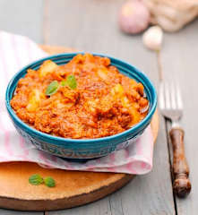 Gulasz jagnięcy z ziemniakami i szafranem