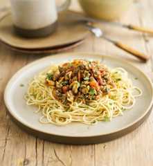 Esparguete com berbigão