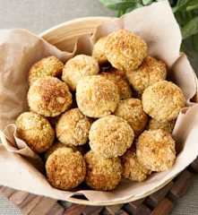 Batatinhas crocantes de amêndoa