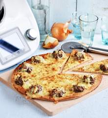 Fougasse briochée, oignon et fromage