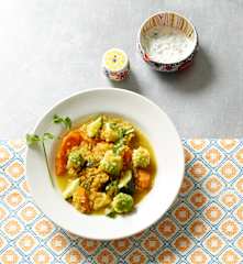 Linsen-Curry-Eintopf