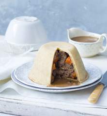 Steak and kidney pudding