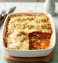 Tuna, Courgette and Red Pepper Lasagne