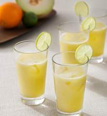 Cóctel de melón y naranja