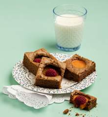 Omas Schokoladenobstkuchen