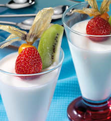 Citrónový mousse z jogurtu a smetany