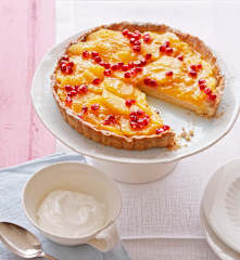 Orangen-Granatapfel-Tarte