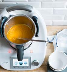 Soupe de chou-fleur et poireau au paprika