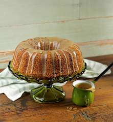 Irish Coffee Cake with Whiskey Caramel Sauce