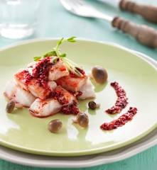 客家紅糟蒸魚片