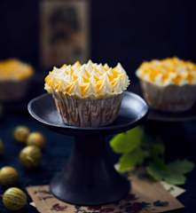 Stachelbeer-Cupcakes