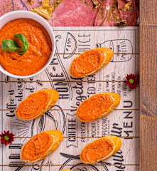 Hummus di ceci e peperoni (senza lattosio)