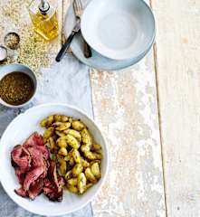 Vazia com chimichurri