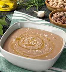 Crema di fagioli e ceci al profumo di rosmarino