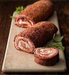 Smoked Salmon and Beetroot Roulade
