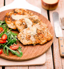 Schab duszony w sosie