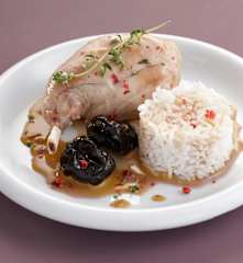 Iepure cu prune uscate