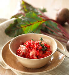 Beetroot, Thyme and Goat's Cheese Risotto