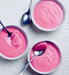 Mousses à la framboise