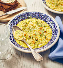 Dill-Gemüse-Suppe (Zupa koperkowa)