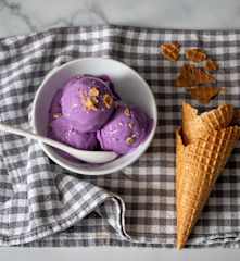 Ube ice cream
