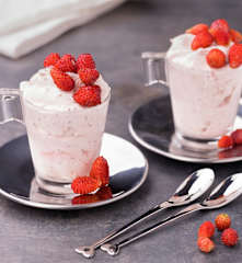 Mousse alle fragoline di bosco