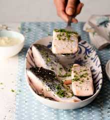 Menú: Arroz con verduras. Pescado con brócoli. Patatas con salsa de alcachofas.