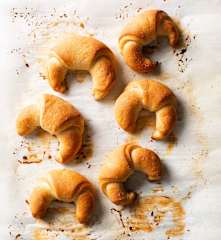 Vegan orange croissants