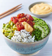 Poke bowl de atún spicy