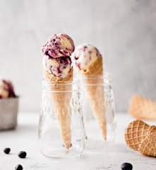 Helado de Cheesecake con mora azul TM6