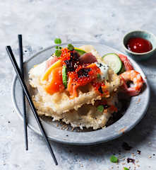 Sushi Waffles