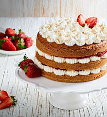 Sponge cake all'arancia