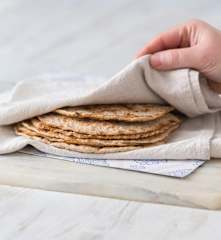 Dairy and grain free wraps