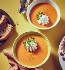 Schnelle Tomatencremesuppe
