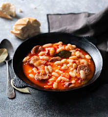 Judías blancas con chorizo