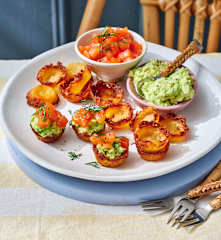 Rosti canapé cups with Thermomix cutter