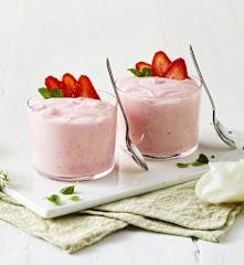 Mousse alle fragole e formaggio