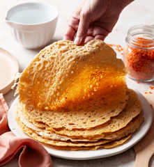 Gluten-free, Vegan Lentil Wraps