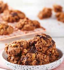 Galletas de chispas de chocolate low carb