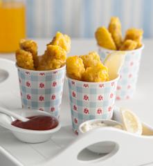 Vissticks met tomatensaus