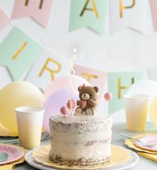 O 1º Bolo de aniversário sem açúcar