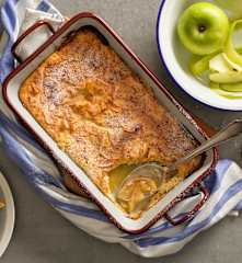 Apfel-Topfen-Auflauf mit Kokos