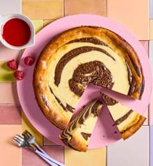 Zebra-Käsekuchen