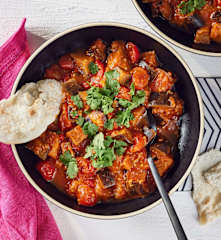 Auberginen-Tomaten-Curry