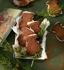 Galletas sándwich de tiramisú