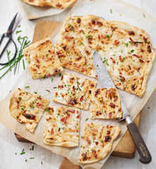 Flammekueche alsacienne