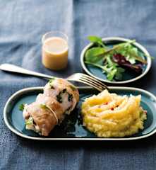 Lapin au cidre et purée céleri-pomme