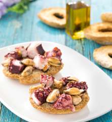 Friselle cozze e polpo