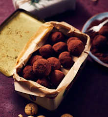 Maronen-Schoko-Trüffel mit Amaretti